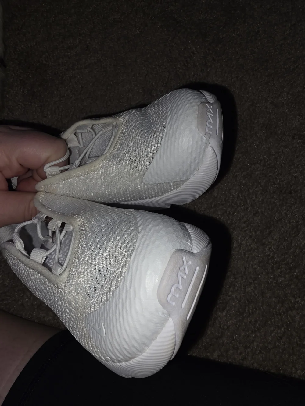 Nike Air White Slip-On Sneakers
